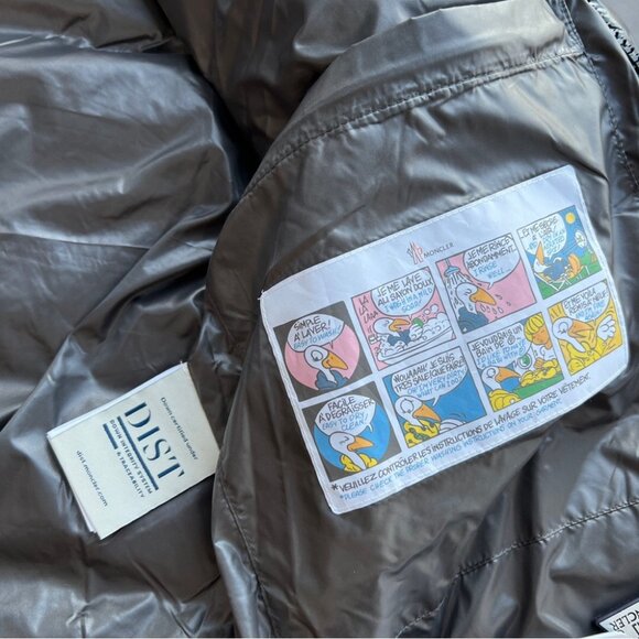 Moncler Shiny Black Puffer Vest - Picture 5 of 9